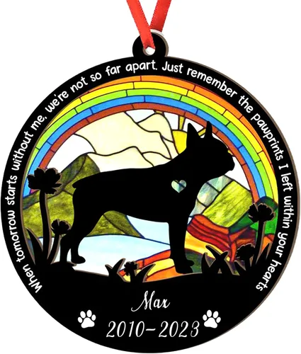 Vista 44 de Adorno personalizado para atrapasoles de sabueso afgano, adorno de Navidad de sabueso afgano, regalo para perro amante, sabueso afgano conmemorativo
