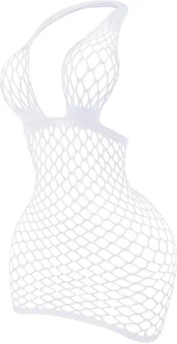 Vista 15 de SweatyRocks Vestido de lencería sexy de malla para mujer, lencería tipo Negro