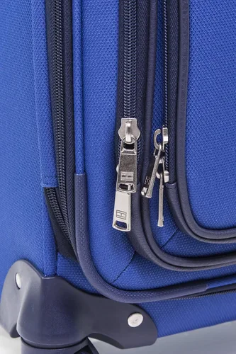 Vista 8 de Tommy Hilfiger Signature sólido extensible Spinner equipaje Azul Patchwork TM414SS6-BLU