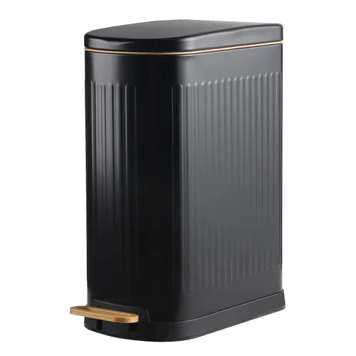 Vista 9 de SYNCVIBE Bote de basura Gold 28