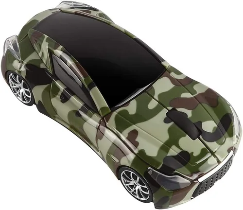 Vista 5 de elec Space Cool Sport Car Shape 2.4GHz Ratones inalámbricos ópticos inalámbricos con receptor USB para PC portátil 1600DPI 3 botones