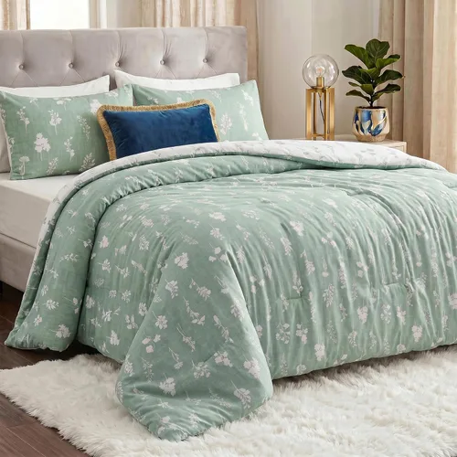 Vista 14 de Utopia Bedding - Juego de edredón individual de 2 piezas con estampado de flechas blancas de tamaño individual, juego de ropa de cama suave