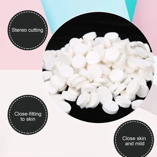 Vista 8 de Sonew 500pcs máscara comprimida desechable, algodón puro cuidado de la piel casero DIY máscara