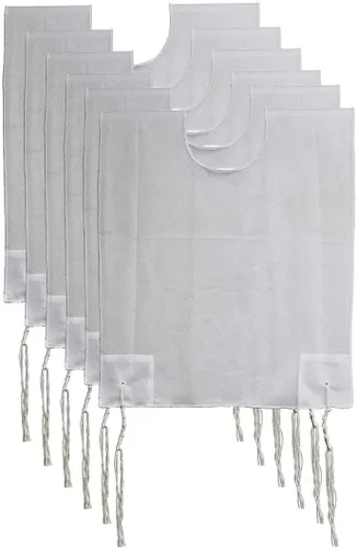 Vista 6 de Zion Judaica Mesh Tzitzit Net Tzitzis certificado Kosher Talit Katan para adultos pequeños