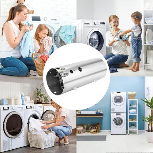 Vista 5 de Elemento calefactor para secadora 137114000 por termostato AMI PARTS 3204267 y limitador térmico 137032600, compatible con secadora Frigidaire