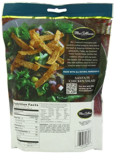 Vista 2 de Mrs. Cubbison's Tiras de tortilla, Southwest, bolsa de 5 onzas, 9