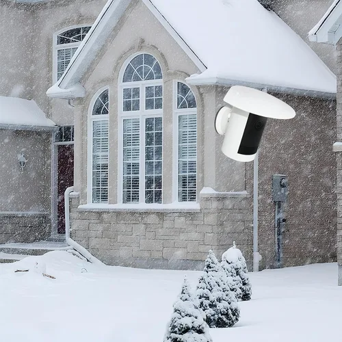 Vista 6 de Paquete de 2 fundas para cámara compatibles con Ring Outdoor Cam Plus, protector de cámara para exteriores, resistente a los rayos UV y a la lluvia