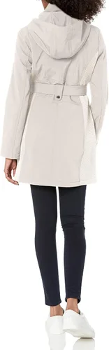 Vista 2 de GUESS Softshell Coat Casual Transitional Jacket for Women Fall to Winter Wardrobe