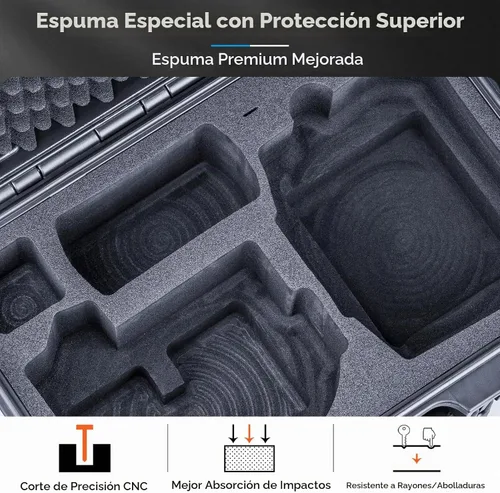 Vista 4 de Lykus Titan FP110 - Carcasa rígida impermeable para DJI Flip y DJI RC 2