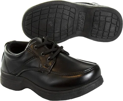Vista 4 de French Toast Zapatos para niños - Zapatos Oxford para niños, uniforme escolar, mocasín, iglesia, zapatos de vestir sin cordones de piel sintética