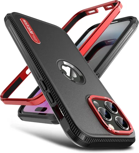 Vista 8 de WINTONG Funda magnética compatible con iPhone 14 Pro Max, protección contra caídas de grado militar, cuerpo completo, a prueba de golpes