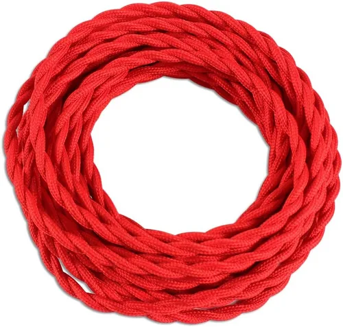 Vista 13 de Cable trenzado cubierto de tela para lámpara de 25 pies, 18/2 industrial eléctrico estilo vintage, calibre 18 estilo antiguo para lámpara retro