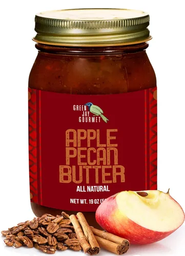 Vista 20 de Green Jay Gourmet Mantequilla de manzana - Untable de fruta 100% natural, sin gluten - Untable de manzana con manzanas, canela y especias