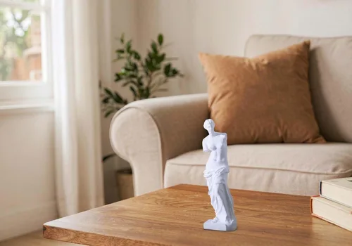 Vista 3 de Venus De Milo, 11 pulgadas de altura, figura de resina de plástico duro