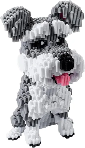 Vista 12 de AHZILEl - Juego de construcción de bloques de panda de animales, 7822 piezas, lindo rompecabezas 3D, mini ladrillos de construcción, kit de juguetes