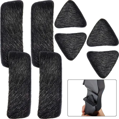Vista 8 de Reposo de flecha de arco recurvo para el cabello, soporte para flechas para el cabello, soporte adhesivo de piel, almohadilla de piel de arco largo
