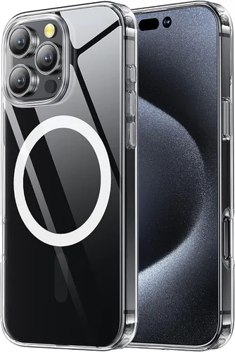 Vista 82 de Tigowos Funda Magnética para iPhone Air Compatible con MagSafe Resistente a Caídas de 16 Pies Cubierta Trasera con Sensación de Piel Mate a Prueba