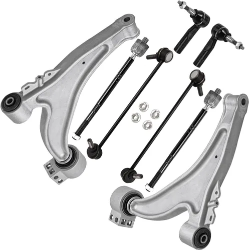 Vista 204 de Detroit Axle - Kit de suspensión frontal de 8 piezas para Chevy Silverado