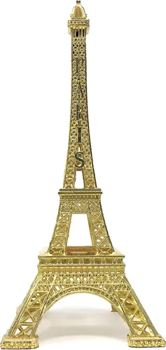 Vista 20 de allgala - Torre Eiffel decorativa elaborada en aleación de metal