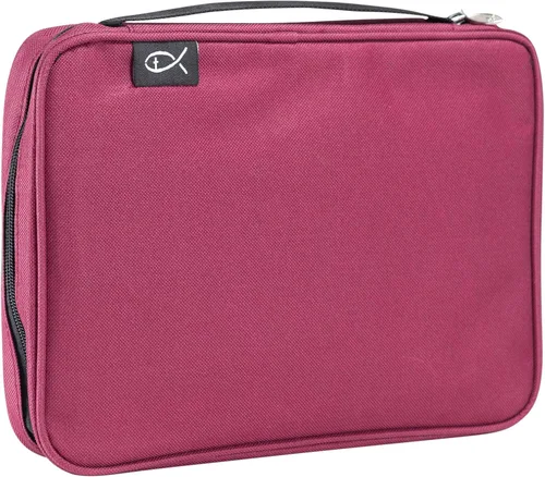 Vista 2 de Divinity Boutique Funda para Biblia Basic Borgoña, ML (21490) Se adapta a Biblias de hasta 6 x 9.5 x 2.25 pulgadas