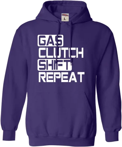 Vista 18 de Go All Out Sudadera con capucha Gas Clutch Shift Repeat para hombre y mujer