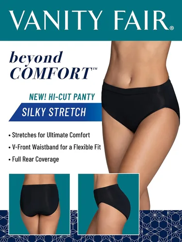 Vista 4 de Vanity Fair Bragas de corte alto Beyond Comfort para mujer