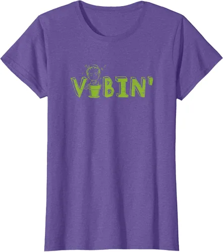Vista 20 de Marvel Groot Vibin' Headphones Guardians of the Galaxy Camiseta, Negro