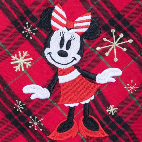 Vista 4 de Disney Minnie Mouse Holiday Plaid Nightshirt Girls - Multi