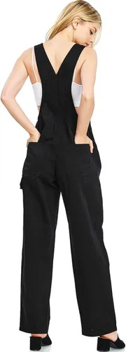 Vista 18 de Overoles holgados de sarga y mezclilla para mujer de talla grande