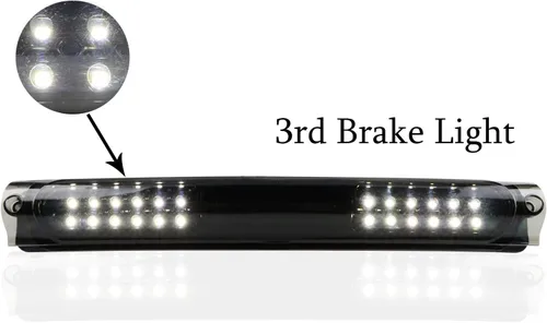 Vista 3 de Youxmoto Compatible con Ford F150 1997-2003, Compatible con Ford F150 2004 Heritage Luz LED de Tercer Freno Luz de Carga 3ra Luz de Freno Luz