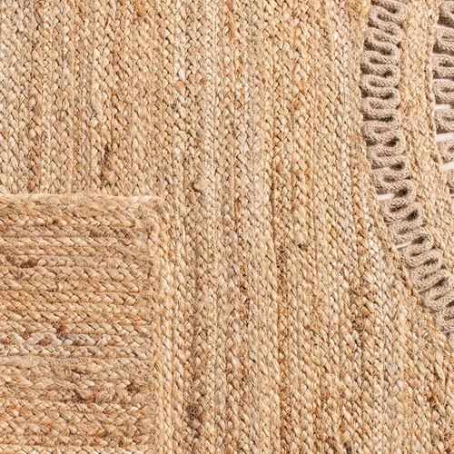 Vista 6 de SAFAVIEH Natural Fiber Collection - Alfombra de pasillo de 2 pies 6 pulgadas x 8 pies, beige, yute bohemio hecho a mano, ideal para zonas de alto