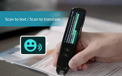 Vista 4 de WorldPenScan Go Pen Scanner + estuche rígido de viaje por PenPower - Pantalla táctil LCD Resaltador digital Bolígrafo de lectura OCR Traductor