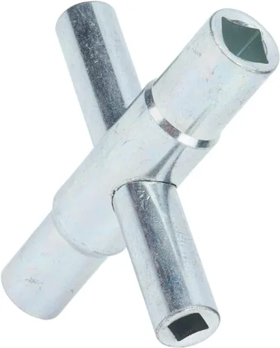 Vista 6 de Herramienta de llave Sillcock 4 en 1 para grifos de agua y grifos Llave de baño multifuncional