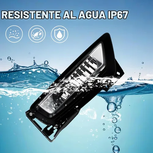 Vista 5 de Luces antiniebla aptas para Honda Accord 2014 2013 2015 4 puertas sedán luces antiniebla con bombillas halógenas e interruptor y kit de cableado