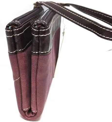 Vista 7 de CHALA GEMINI - Bolso bandolera de piel sintética para regalo con doble cremallera