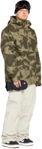 Vista 5 de Volcom Chaqueta de snowboard aislante 2836 para hombre Camouflaje