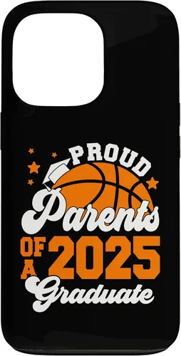 Vista 10 de iPhone 16 Parents of a 2025 Graduate Senior Graduation Basketball Case