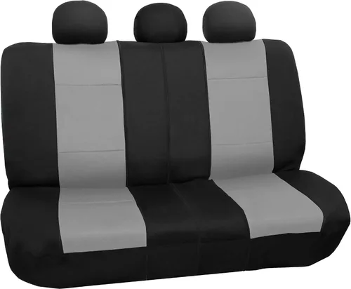Vista 18 de FH Group Juego completo de fundas de neopreno impermeables para asiento de automóvil, de tres filas y 7 plazas, listas para bolsa de aire