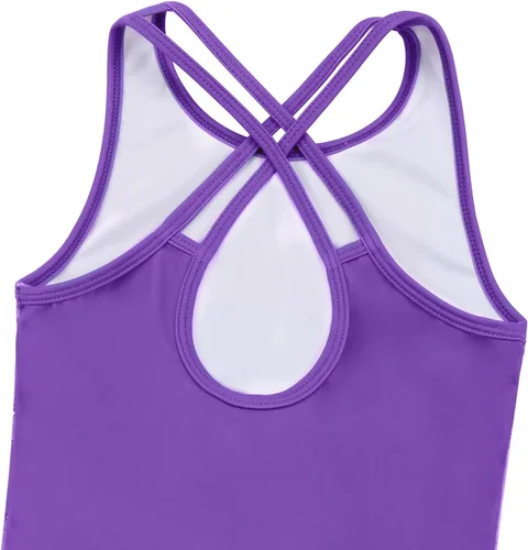 Vista 84 de MODAFANS Leotardos de gimnasia para niñas brillantes para bailar ballet, pantalones cortos con espalda cruzada