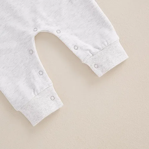 Vista 35 de FYBITBO Ropa de bebé niño niña Santa manga larga mono mameluco recién nacido primera Navidad traje de una pieza
