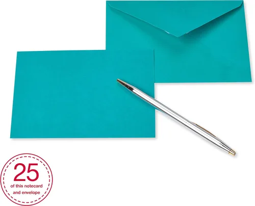 Vista 8 de American Greetings Tarjetas en blanco de un solo panel con sobres, colores arcoíris (200 unidades)