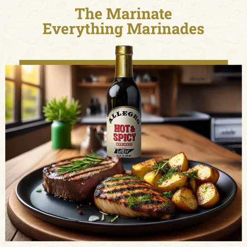 Vista 6 de ALLEGRO - The Marinate Everything Marinades - Hot & Spicy 12.7 oz, paquete de 3