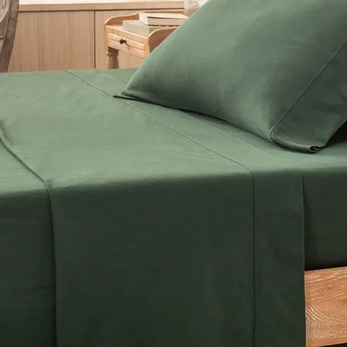 Vista 22 de Pure Era - Sábana plana de punto de jersey 100% algodón, supersuave, cómoda, transpirable (1 paquete, tamaño Queen, gris carbón)