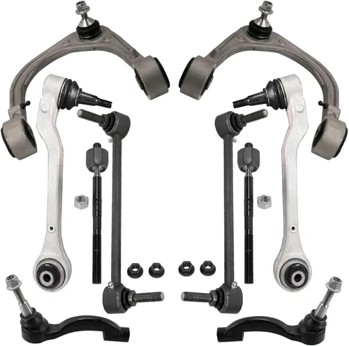 Vista 57 de Detroit Axle - Kit de suspensión delantera de 10 piezas para Chevrolet Trailblazer GMC Envoy 2004-2007 2005 2006 Soportes de brazo de control