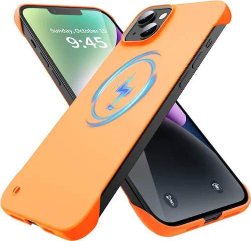 Vista 15 de GRECAZO Funda magnética delgada para iPhone 13 Pro Max funda de teléfono de 6.7 pulgadas (2021), ultrafina, ligera, duradera, sin marco, mate