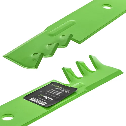 Vista 8 de 8TEN Kit de cuchillas dentadas para Toro 52 pulgadas cortacésped cubierta Z Master Z400 Z449 Z450 Z453 Z500 Z528 Grandstand 74559 74569