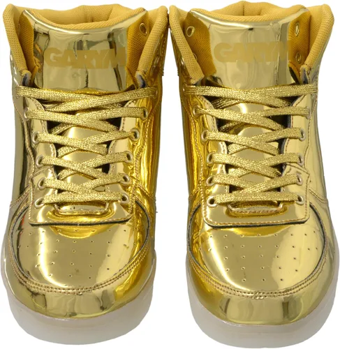 Vista 3 de Gary Majdell Sport Zapatos deportivos casuales con cordones metálicos líquidos brillantes para hombre