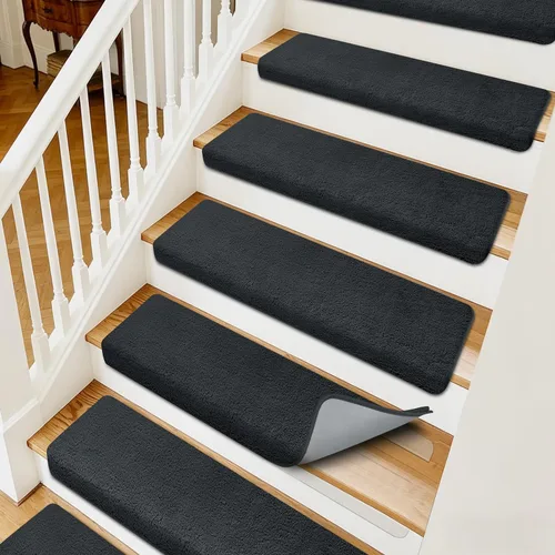 Vista 27 de Stair Treads for Wooden Steps Indoor, KOOTETA 1 Pack 20" X 32" Non Slip