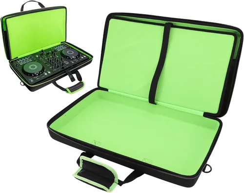 Vista 5 de Funda para controlador de DJ Bolsa de almacenamiento para DDJ FLX4 FLX2 400 SB2 SB3 REV 1 RB con correa ajustable para el hombro compartimento