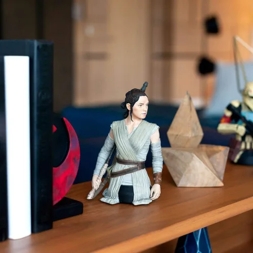 Vista 5 de Gentle Giant Estudios Star Wars: el despertar de la fuerza: Rey Mini busto de resina